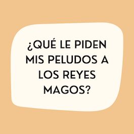 ¿Qué le piden mis peludos a los reyes magos?