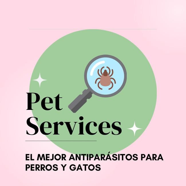 Antiparasitario para perros y gatos.